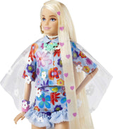 Barbie Muñeca extra y accesorios con pelo rubio extra largo con tra...