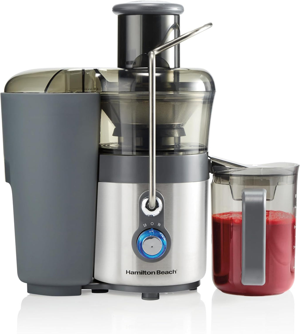 Hamilton Beach Máquina centrífuga del Juicer con boca grande 3" canal de