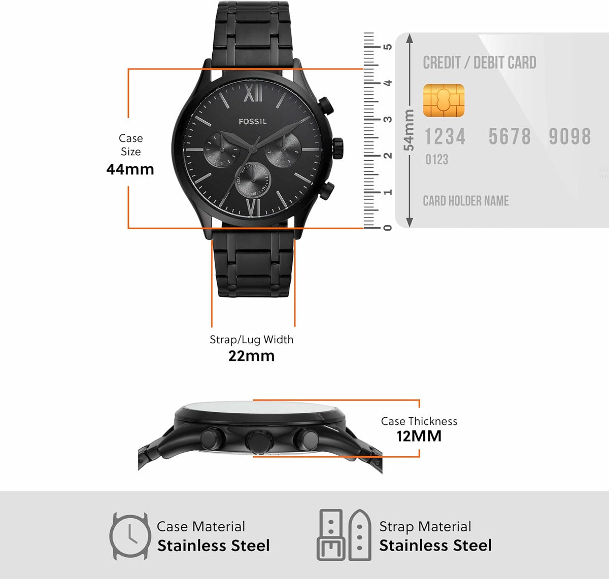 Reloj analógico para hombre Fossil Fenmore