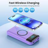 Cargador portátil inalámbrico de 40800 mAh para iPhone con 3 cables...