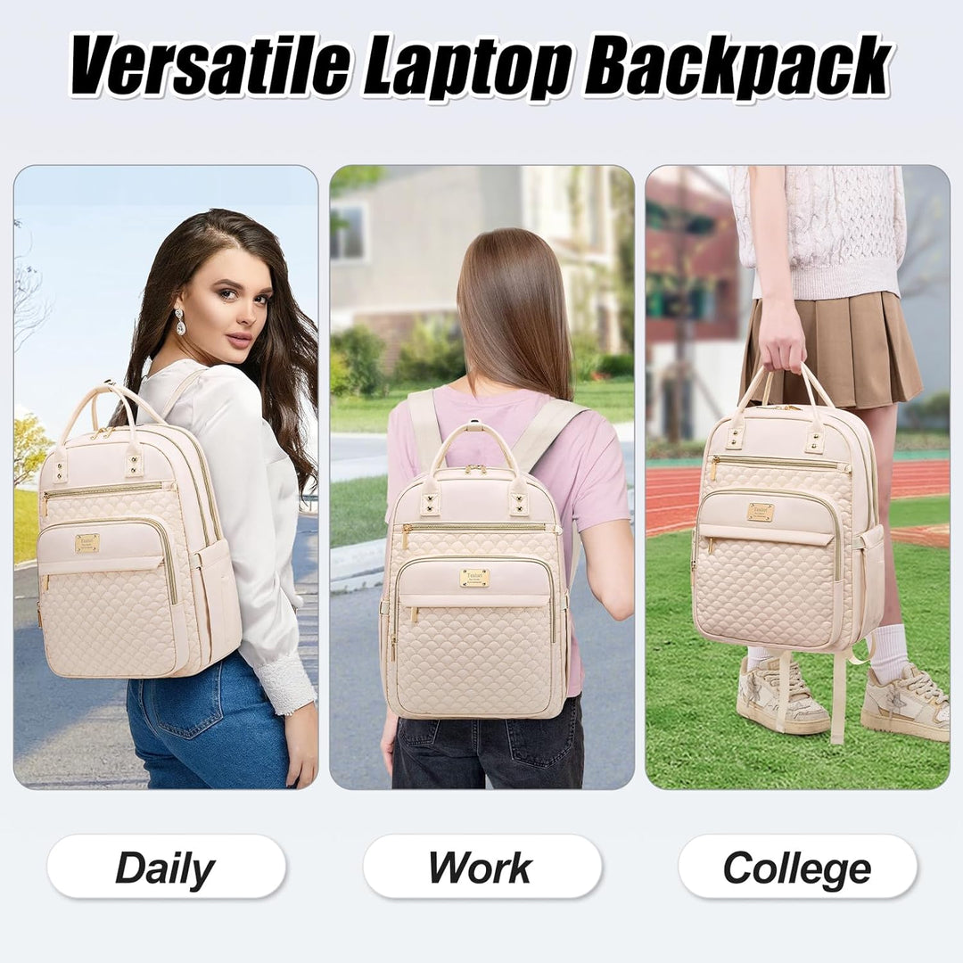 Mochila Tealari para laptop para mujeres, mochila para laptop de 15...