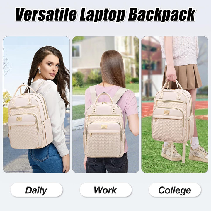 Mochila Tealari para laptop para mujeres, mochila para laptop de 15...