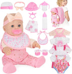 Mastom Set de Juguetes de Muñeca de Bebé de 12 Pulgadas con 4 Traje...