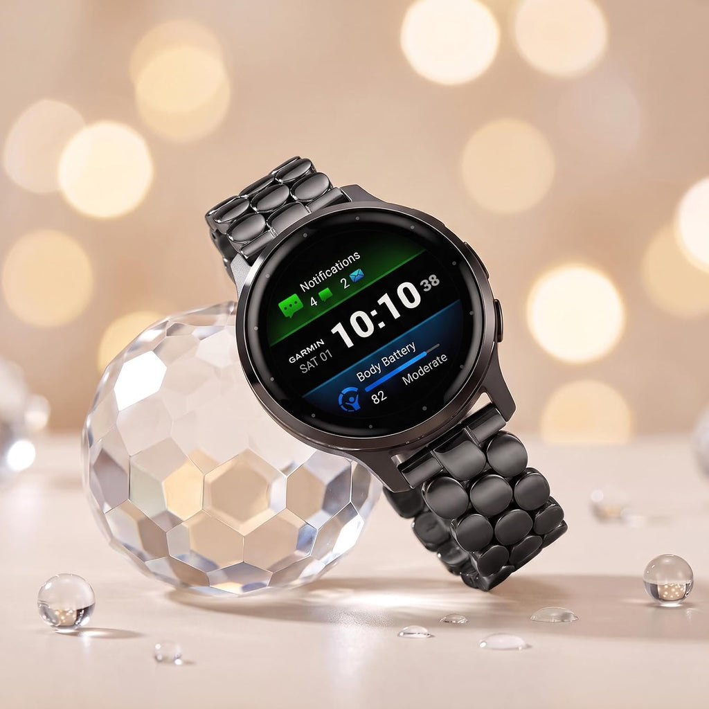 Correa de metal elegante para Garmin Venu 4 41mm, 18mm - Pulsera para Venu 3s