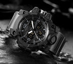 Relojes para Hombres, Reloj Deportivo para Hombre a Prueba de Agua, Reloj de Pulsera Táctico Militar Analógico Digital