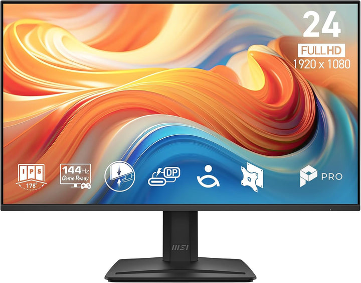 msi PRO MP242 E14C Monitor de oficina IPS 1920 x 1080 (FHD) de 24 p...