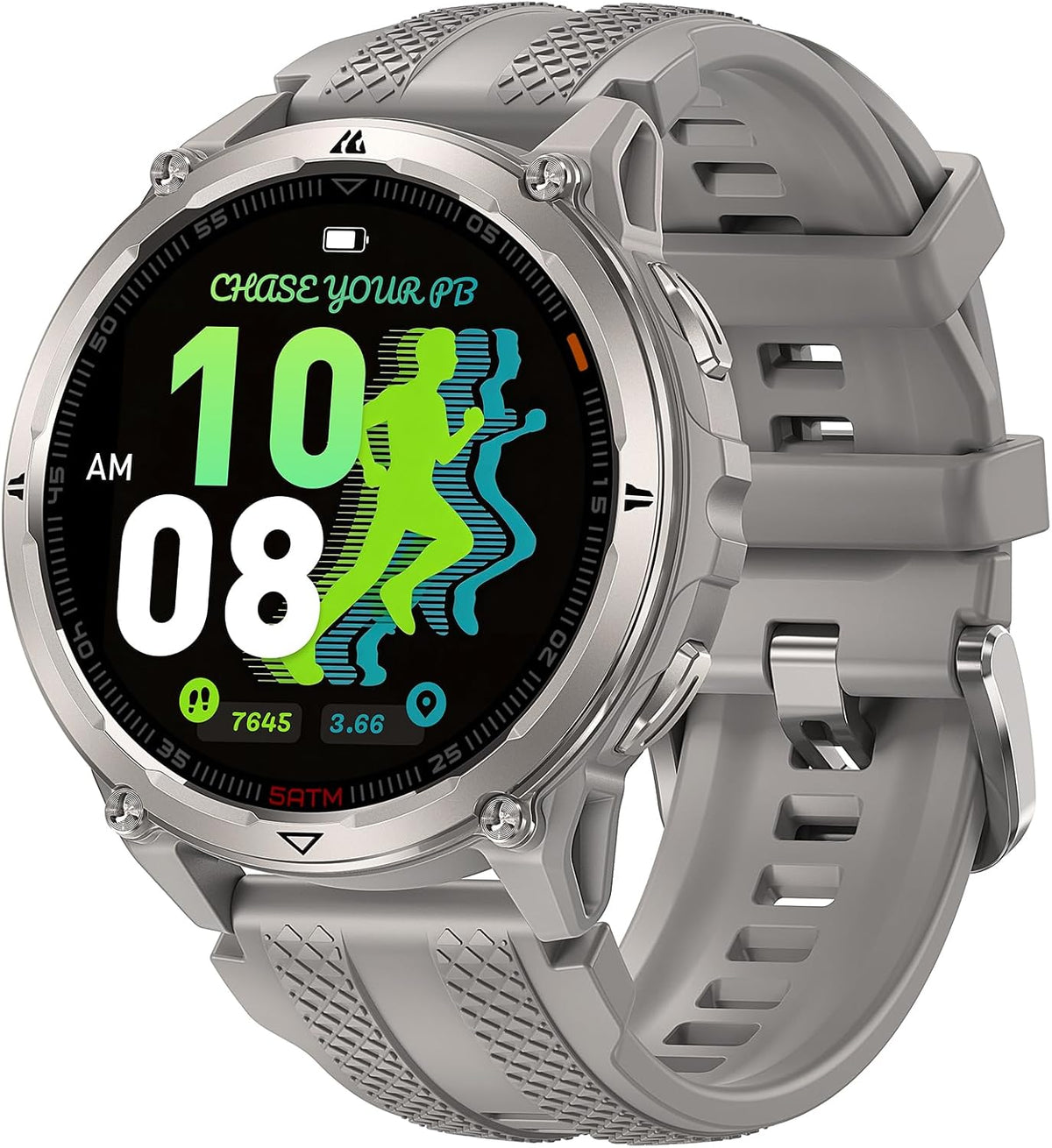 KOSPET ORB 2 Reloj Inteligente Resistente, 5 ATM y IP69 Impermeable, GPS de Banda Dual