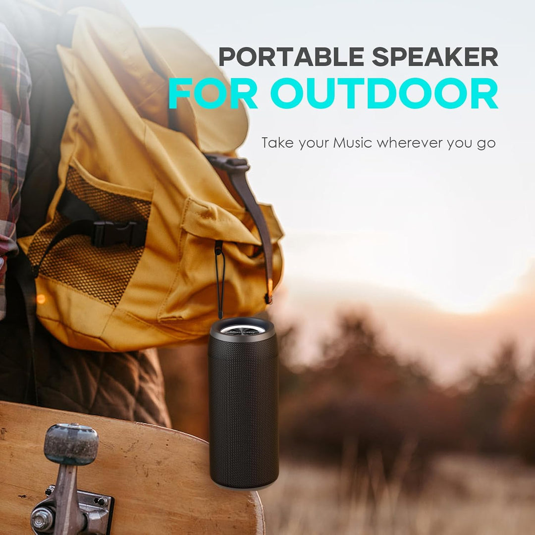 Altavoz Bluetooth IPX6 resistente al agua. Musibaby M88pro con soni...