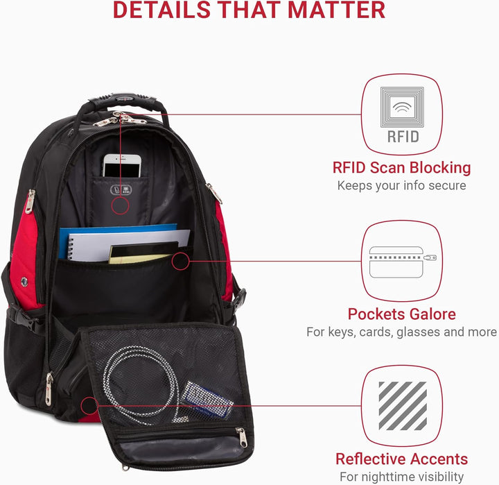 SwissGear, Travel Gear 1900, Scansmart TSA, mochila para computador...
