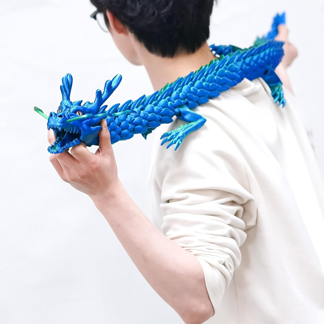 Modelos de dragón impresos en 3D súper grandes de 47.3 pulgadas, fi...