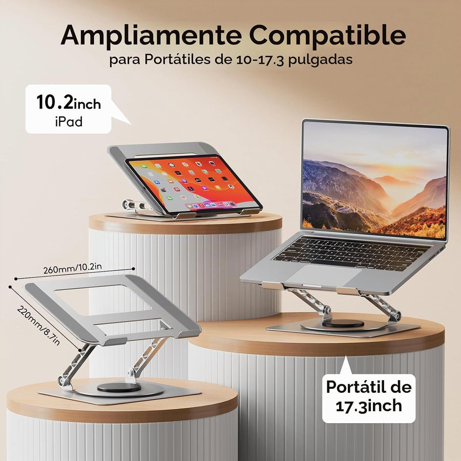 TECKNET Soporte para computadora portátil para escritorio, soporte...