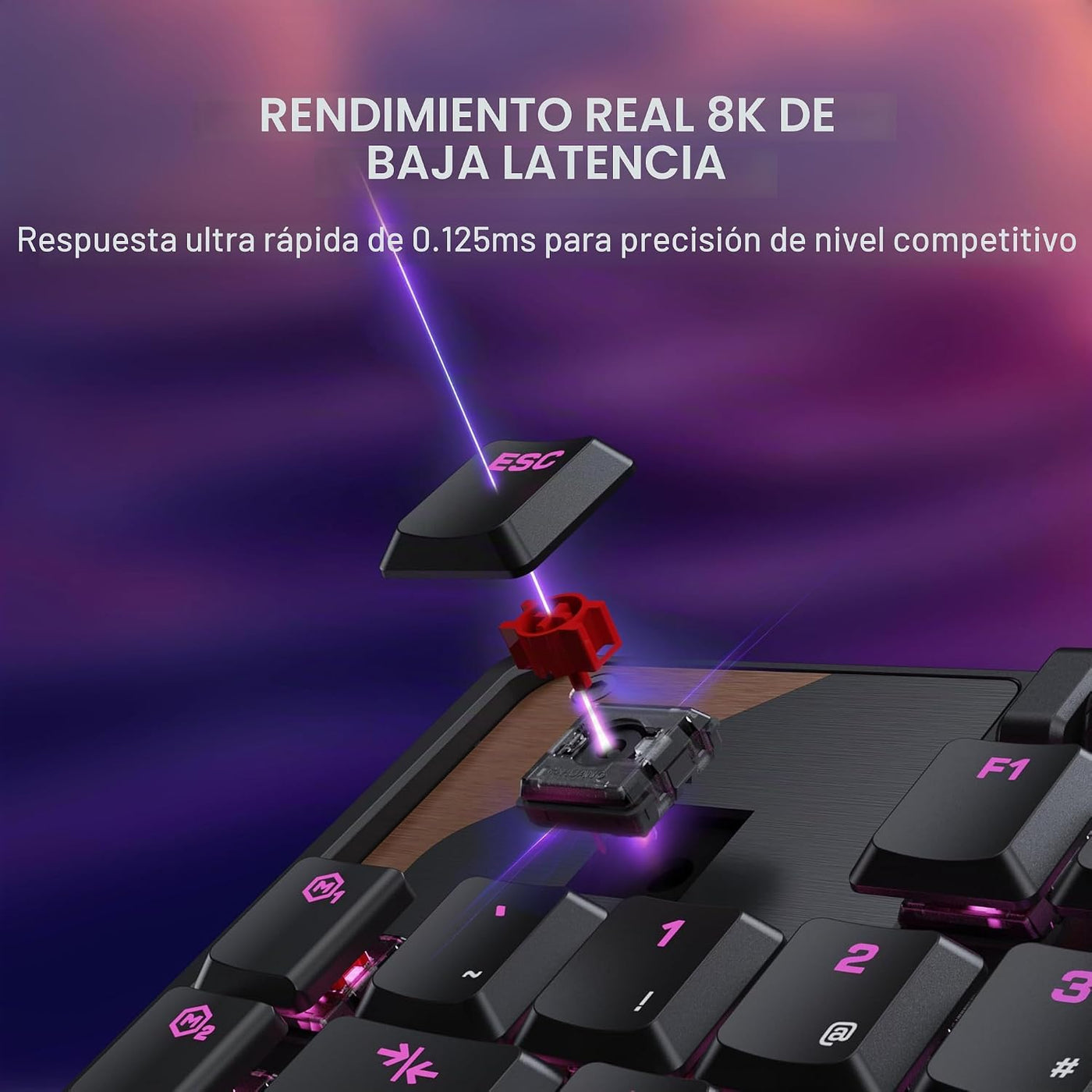 Turtle Beach Command Series KB5 Teclado mecánico para juegos de tam...