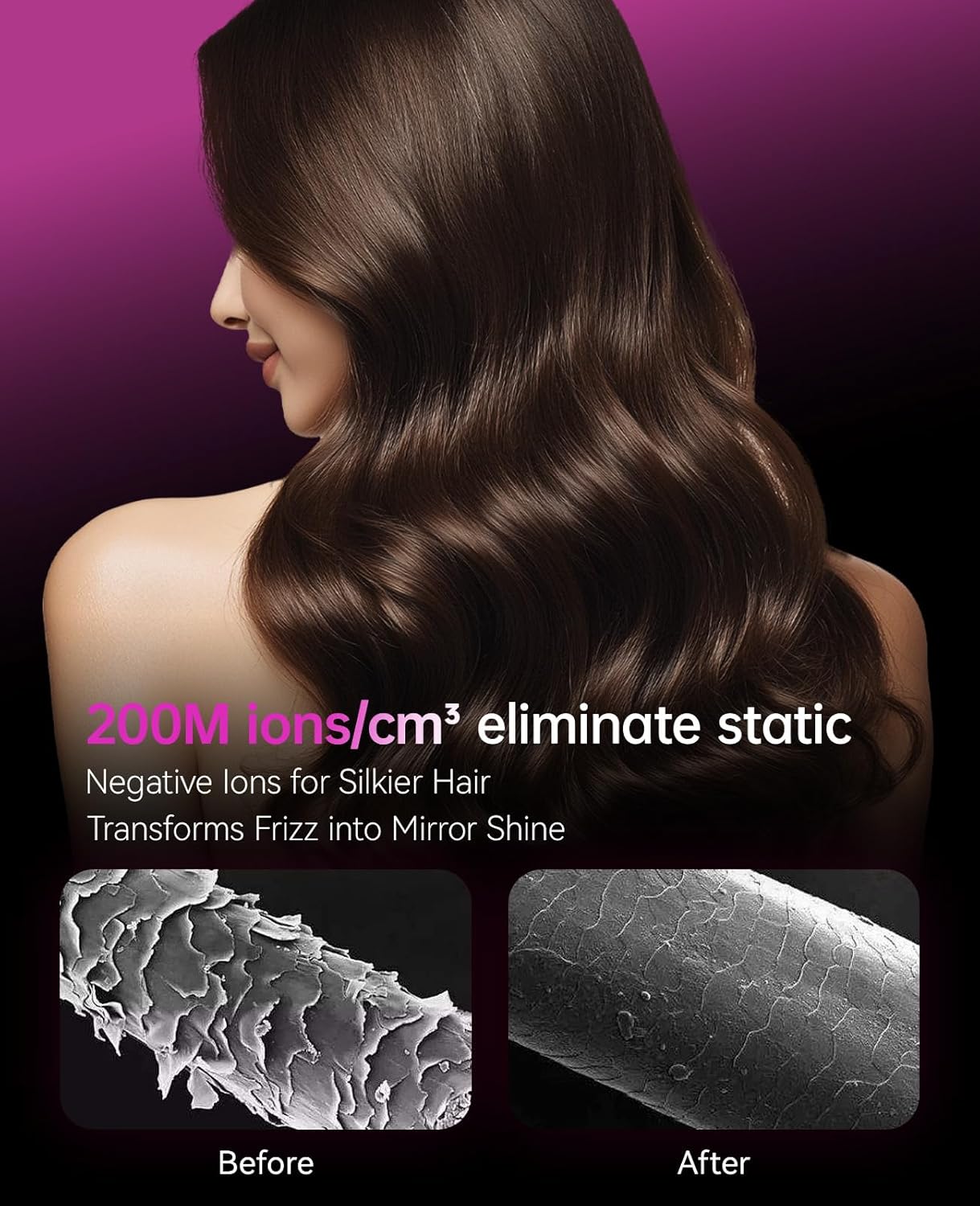 CONFU - Secador de pelo para mujer, 21000PRM, secador de pelo profe...