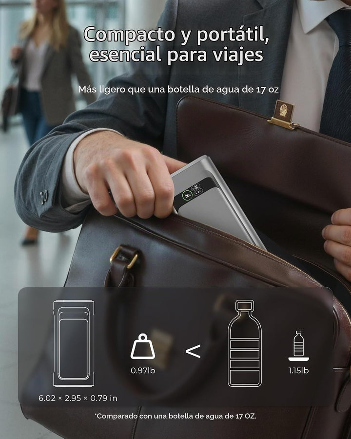TALIX Banco de energía para laptop, cargador portátil de 20000 mAh,...