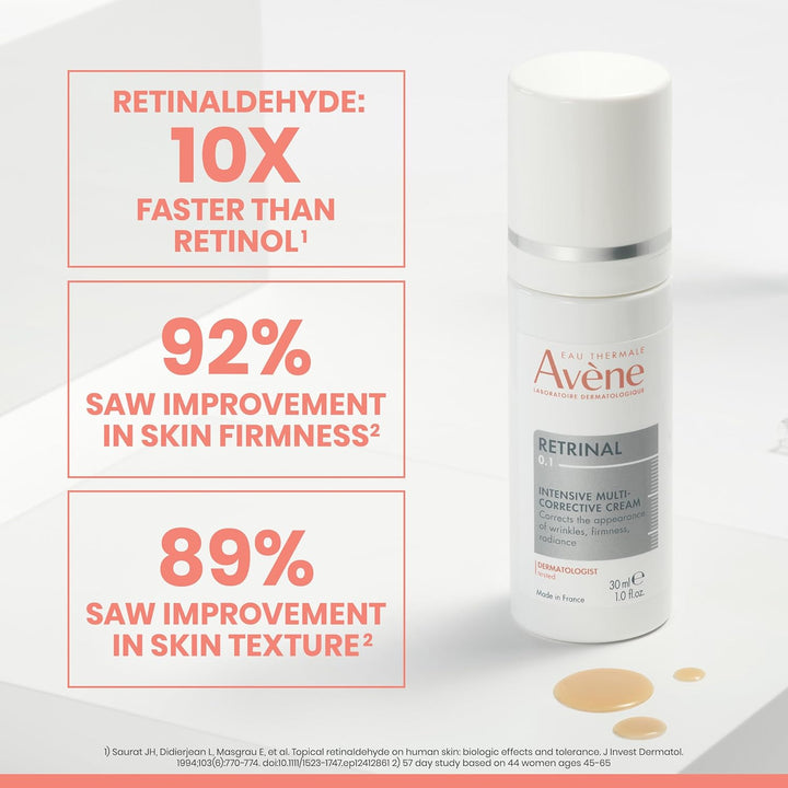 Avène Retrinal Intensive Multi-Corrective Cream, Retinal Face Cream...