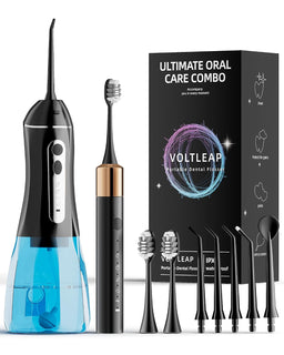 Cepillo de dientes eléctrico con hilo dental de agua para dientes,...