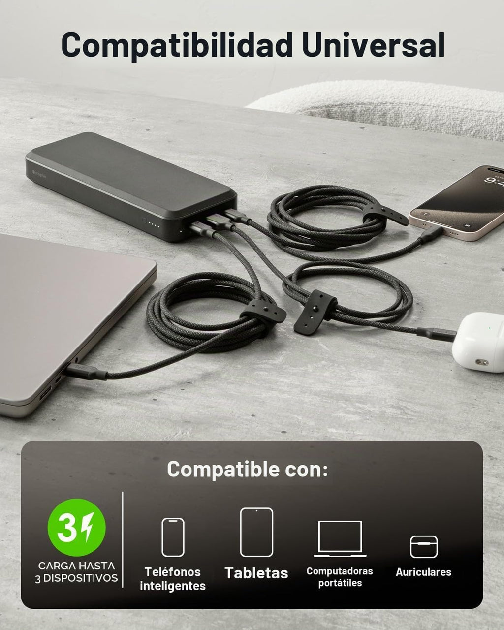 mophie Powerstation Laptop Prime27-27,000mAh Banco de energía portátil