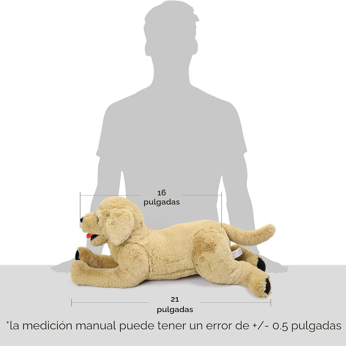 LotFancy Animales de peluche para perros, 21 pulgadas