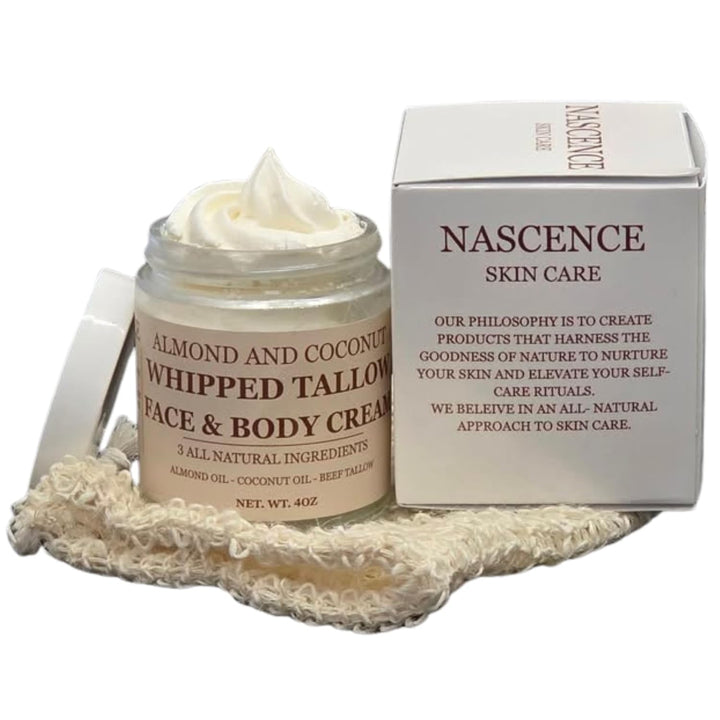 NASCENCE Crema facial y corporal batida alimentada con pasto, tarro...