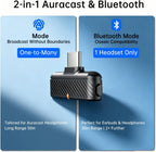 Auracast USB-C Bluetooth LE Adaptador de audio para PC, Mac