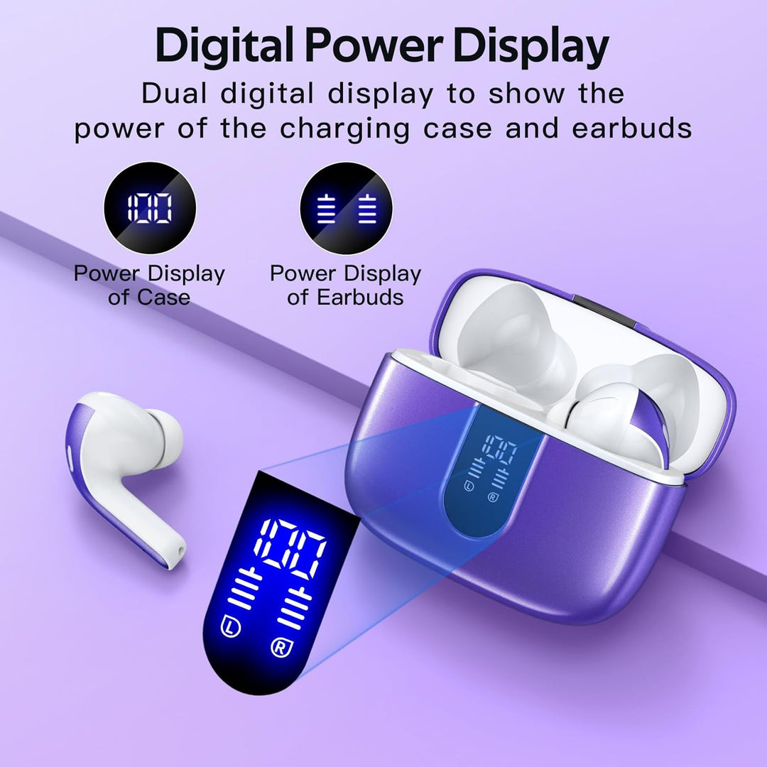 TAGRY Auriculares Bluetooth Verdaderamente Inalámbricos 60H Reprodu...