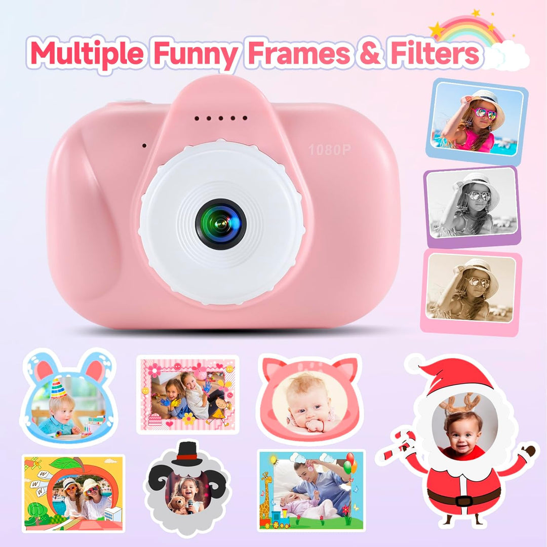 YEEHAO Cámara infantil para niños pequeños, juguetes para niñas y n...
