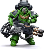 JOYTOY Warhammer 40K Figura de Acción Escala 1/18, Hermano Xavak Salamanders Eradicators JT5277