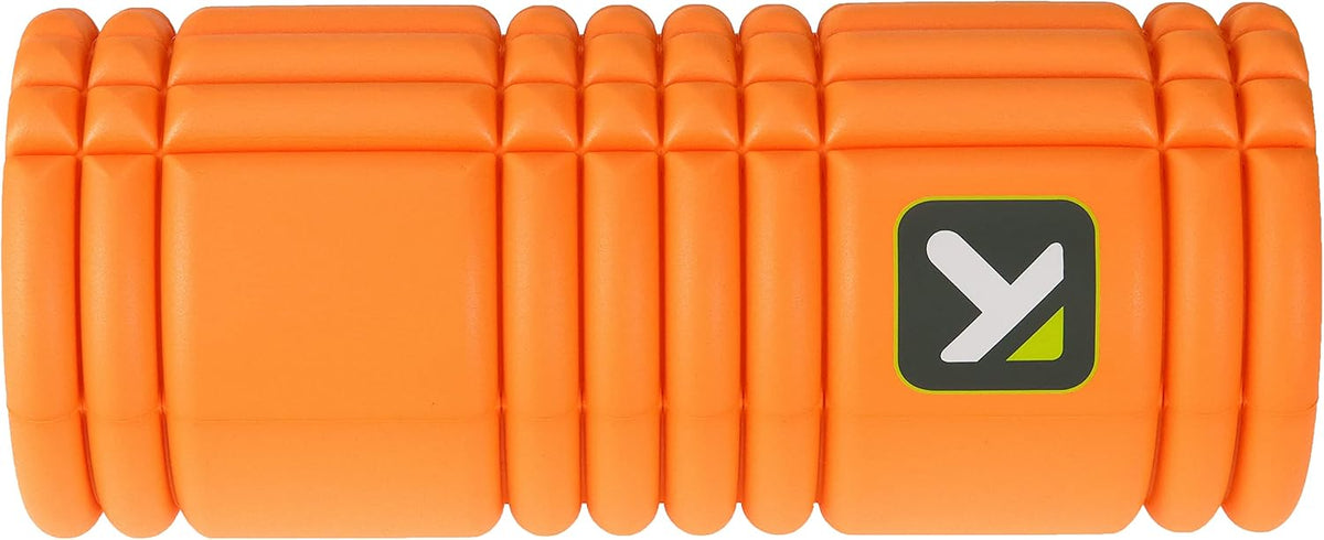 TRIGGERPOINT Performance Therapy Grid Rodillo de Espuma con Videos Instructivos en Línea Gratuitos, Original (13 pulgadas), Naranja