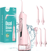 COSLUS Hilo Dental de Agua para Dientes: Irrigador Oral Portátil In...
