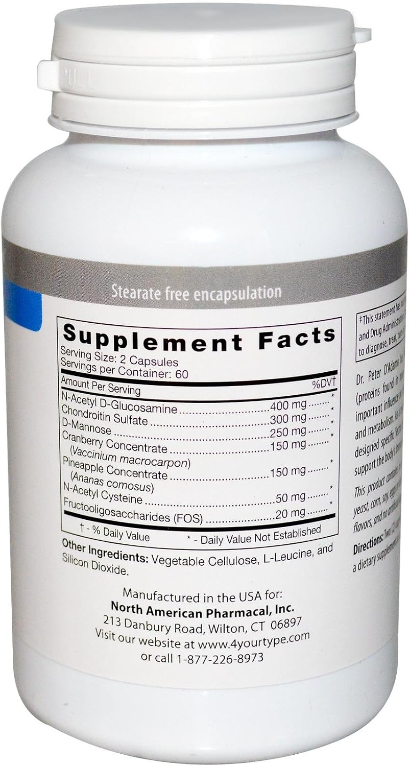 D'Adamo Nutrición Personalizada Deflect A, 120 unidades
