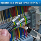 Makeid P31S Etiquetadora industrial portátil con cinta, 300 dpi
