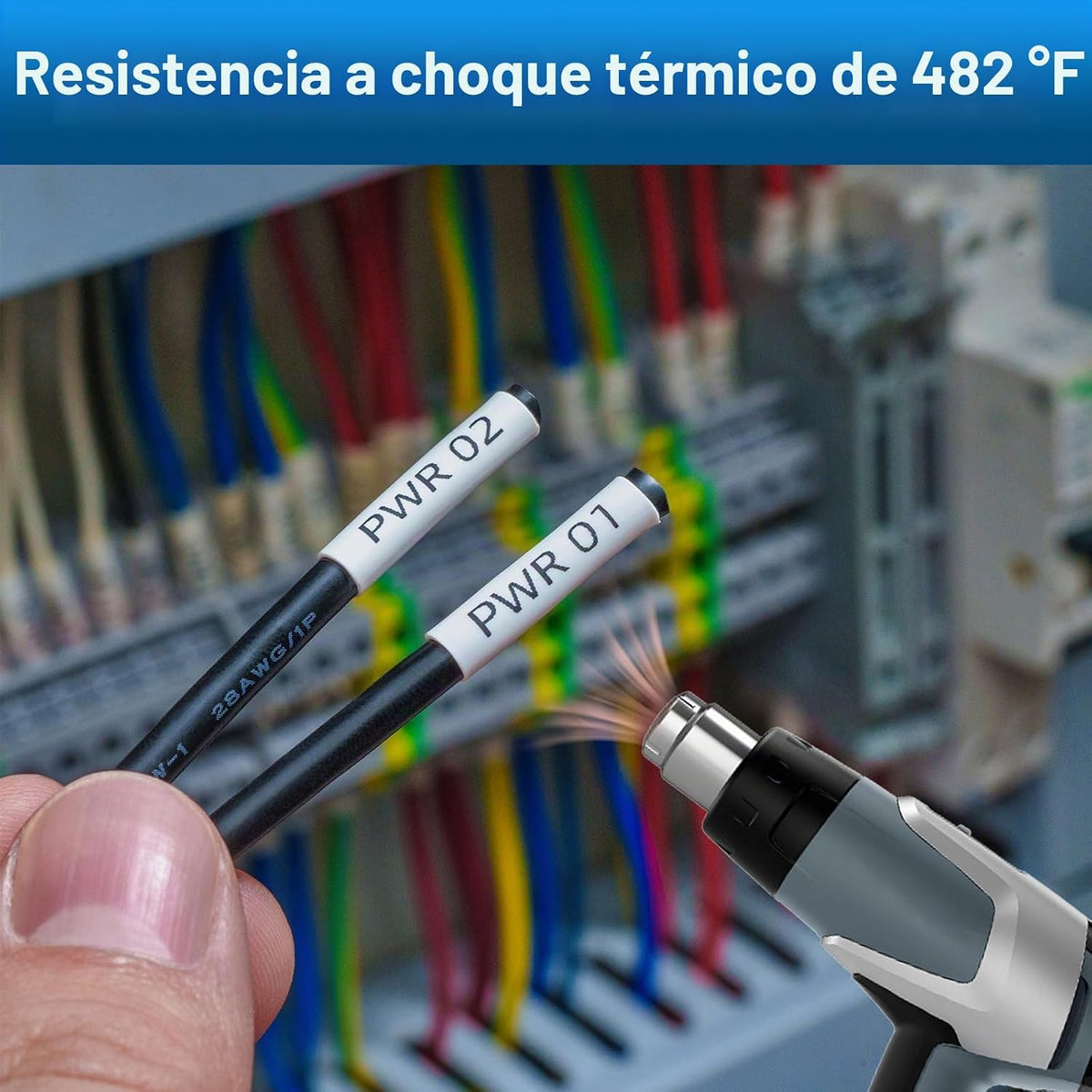 Makeid P31S Etiquetadora industrial portátil con cinta, 300 dpi