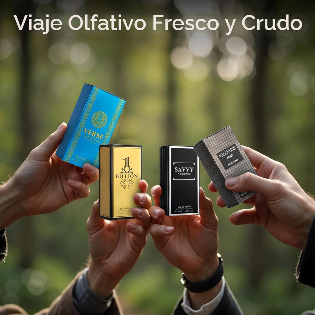 Signature Scent - Juego de 4 fragancias pequeñas para hombre, inclu...