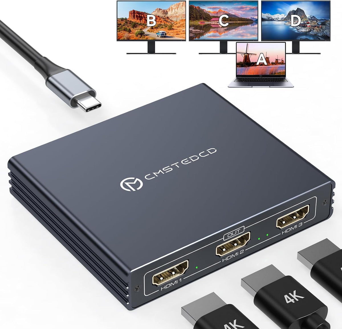 ATLAHET, hub USB
