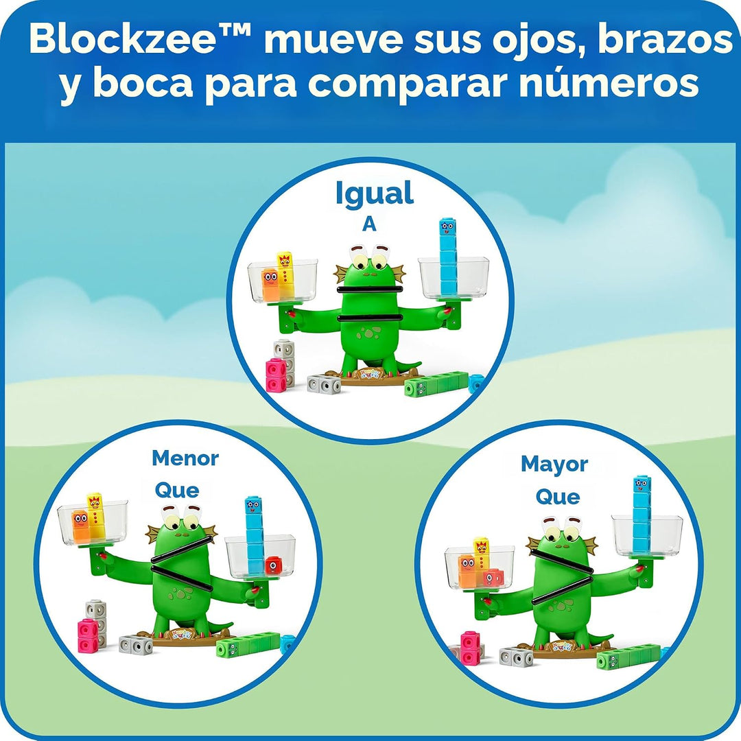 hand2mind Numberblocks Blockzee Conjunto de Actividades, 61 Cubos M...