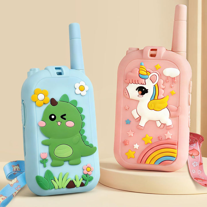 Walkie Talkie para niños con video: paquete de 2 juguetes recargabl...