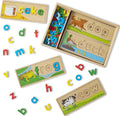 Melissa & Doug See & Spell - Juguete educativo de madera, Versión estándar