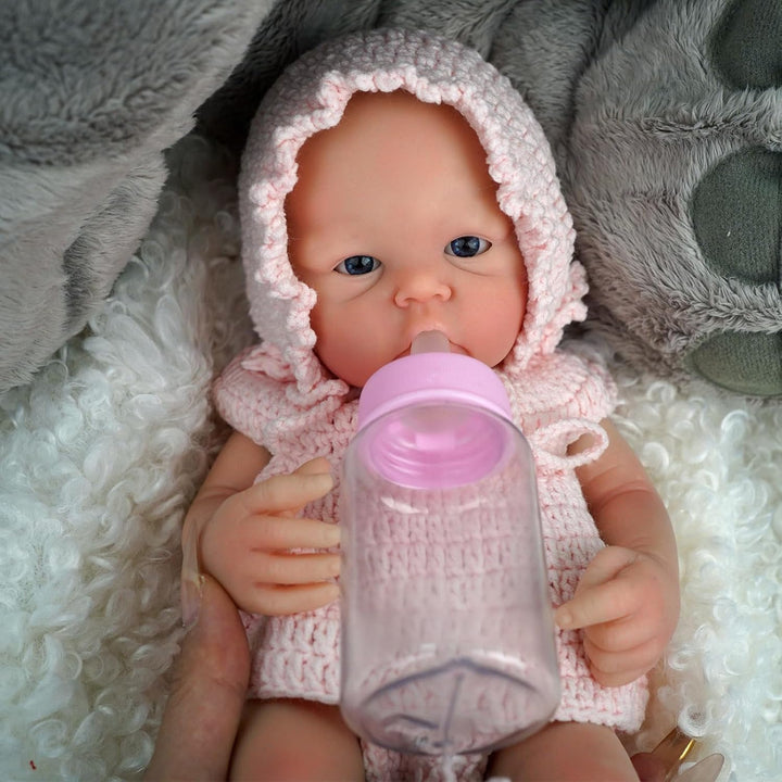MYREBABY Muñeca bebé de silicona de cuerpo completo de 30 cm \/ 12...