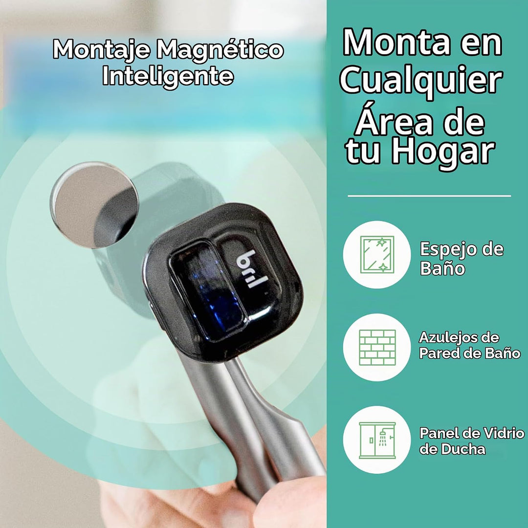 Bril Desinfectante para cepillos de dientes UVC, limpiador portátil...