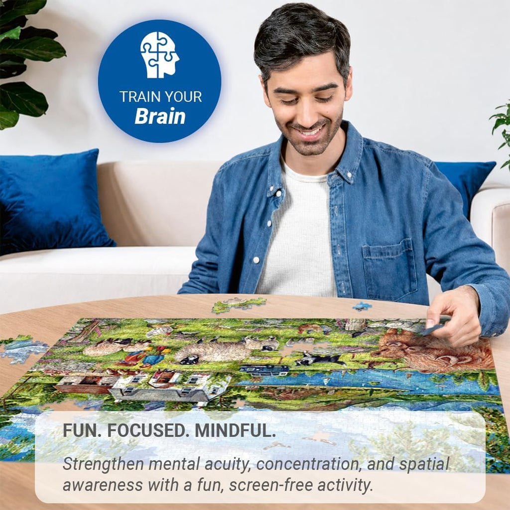 Ravensburger Country Farm - Rompecabezas de 1000 piezas, para adultos