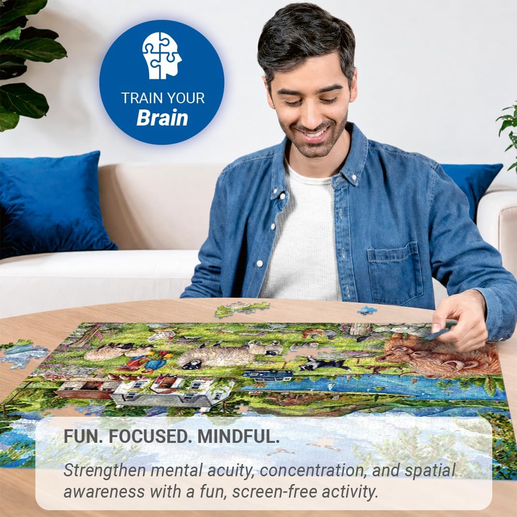 Ravensburger Country Farm - Rompecabezas de 1000 piezas, para adultos