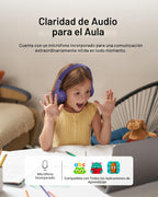 Belkin SoundForm Mini - Auriculares inalámbricos Bluetooth para niños, batería de 30H, límite de volumen seguro de 85dB, micrófono integrado - Auriculares supraaurales para niños pequeños para iPhone