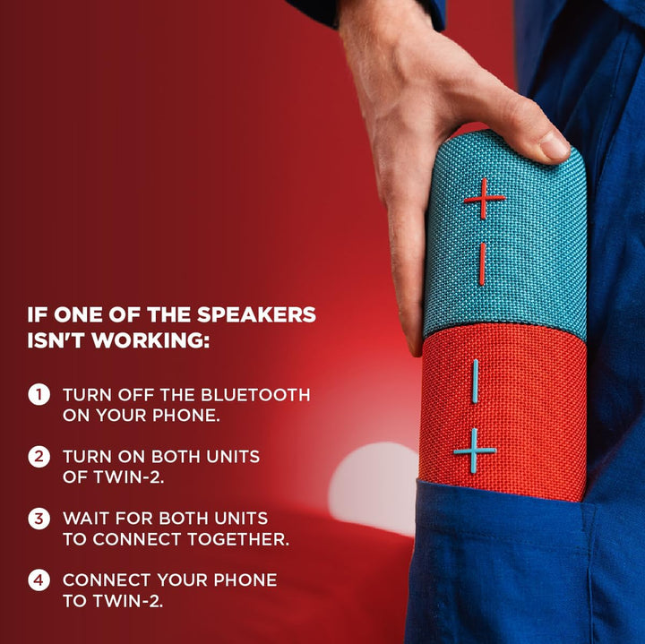 Stromberg - Mini altavoz Bluetooth portátil 2 en 1, potencia de 10...