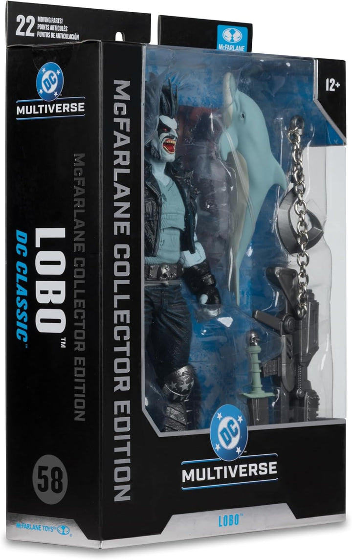McFarlane Toys - DC Multiverse Lobo (DC Classic) Figura de acción d...