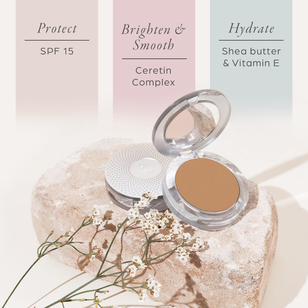 PÜR MINERALS Base de Maquillaje Mineral Prensada 4 en 1 en Polvo co...