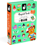 Janod - Magneti'book - Juguete magnético de cuentos de hadas - 40 piezas