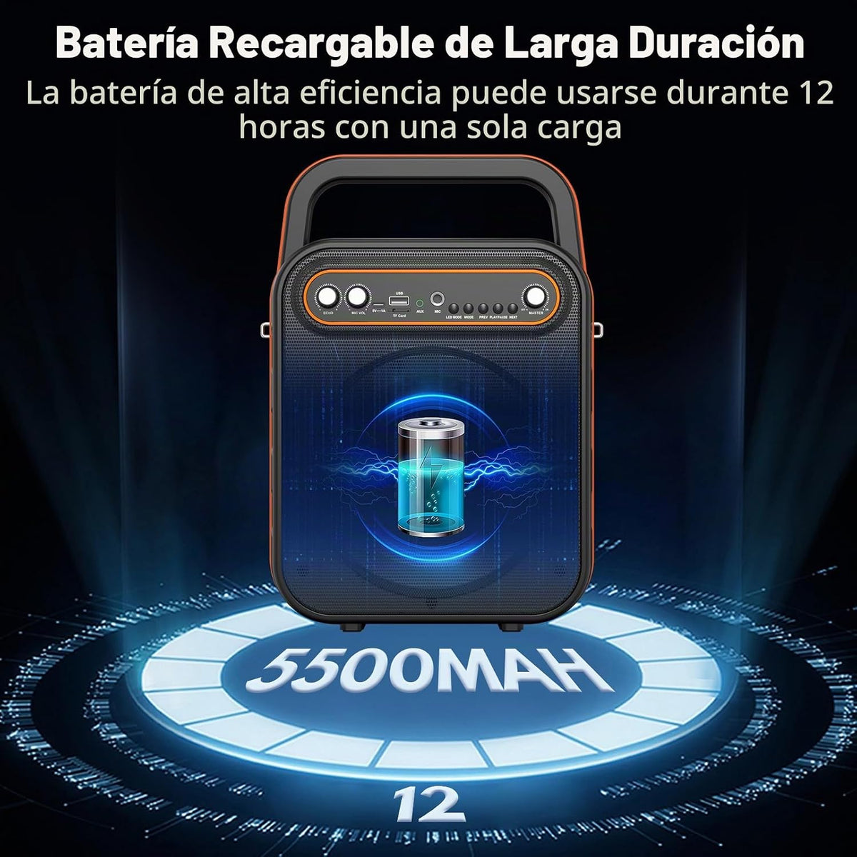JYX Máquina de karaoke para adultos y niños, altavoz Bluetooth portátil con 2 micrófonos inalámbricos, sistema PA agudos y graves con luces LED, compatible con USB/AUX/TF/FM/REC para fiestas en casa al aire libre