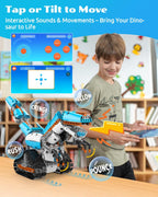 WhalesBot E7 Pro - Kit de robot de codificación y control remoto para niños de 8 años en adelante, programación Scratch y modular, set de juguete educativo de ingeniería científica con controlador
