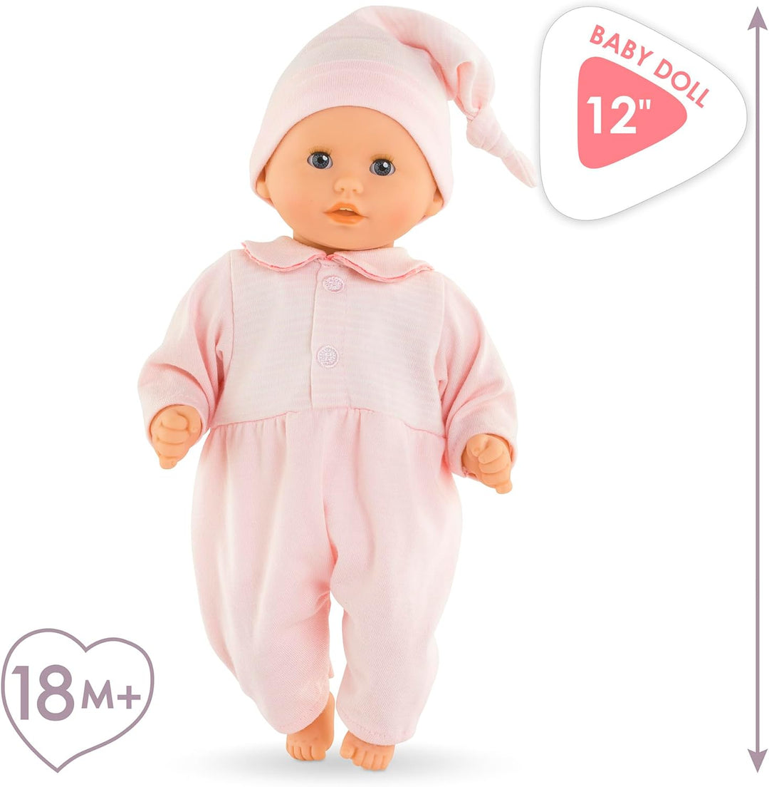 Corolle Bébé Calin Charming Pastel - Muñeca de bebé suave de 12 pul...