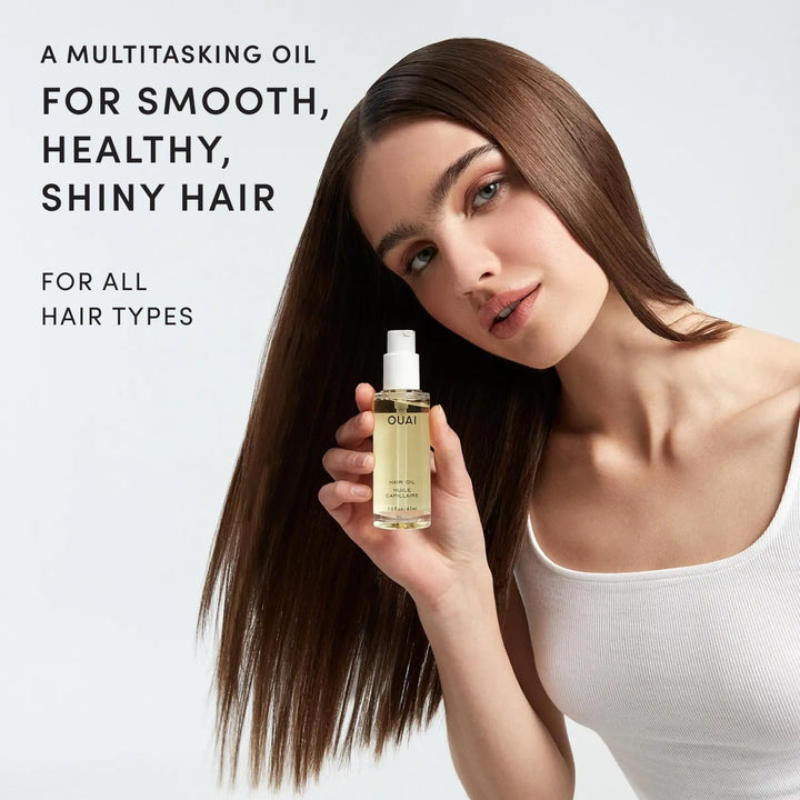 OUAI Paquete de aceite para el cabello de tamaño completo + tamaño...